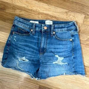 Jean shorts universal thread distress style size 2